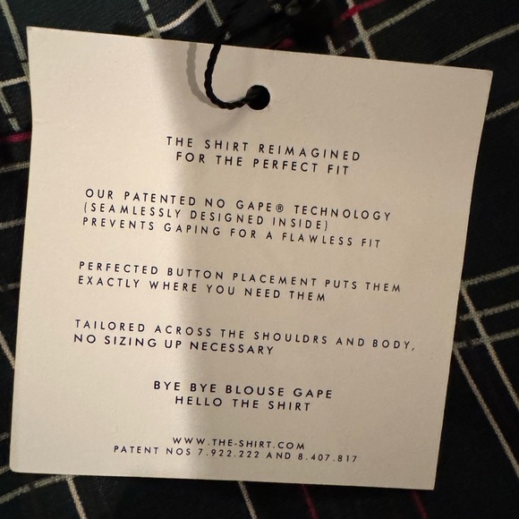 TUCKERNUCK The Shirt by Rochelle Behrens Signature Hunter Plaid Sz S - Picture 6 of 8